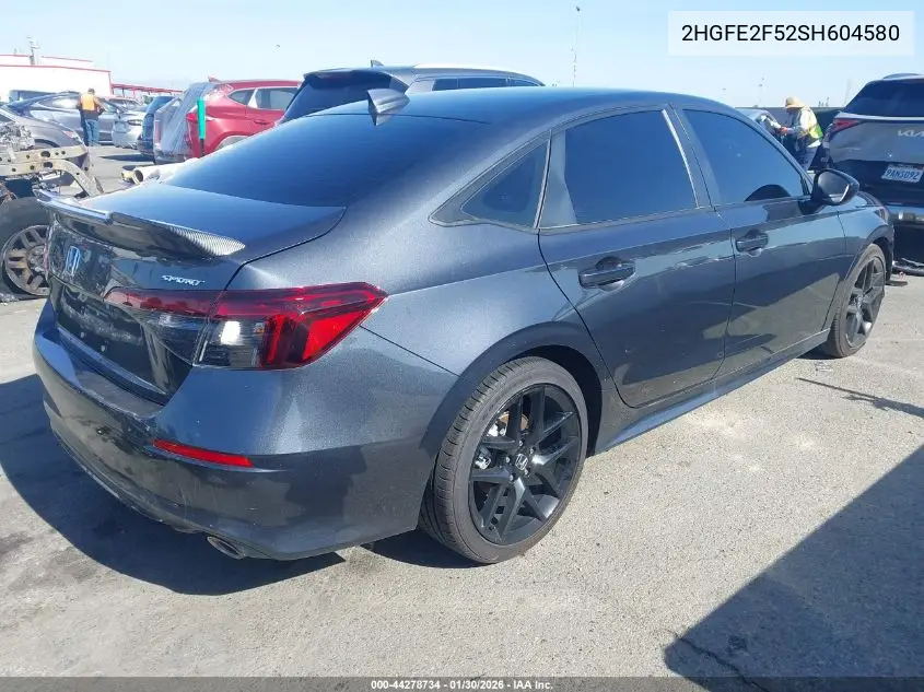2HGFE2F52SH604580 2025 Honda Civic Sport