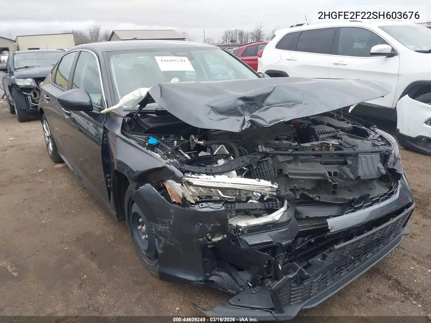 2HGFE2F22SH603676 2025 Honda Civic Lx