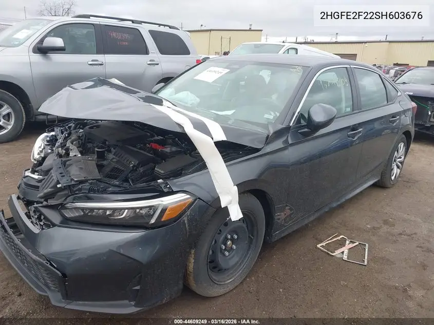 2HGFE2F22SH603676 2025 Honda Civic Lx