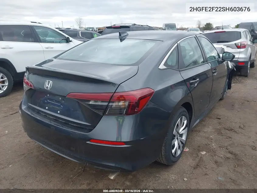 2HGFE2F22SH603676 2025 Honda Civic Lx