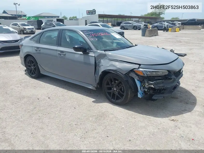 2HGFE2F52SH503863 2025 Honda Civic Sport
