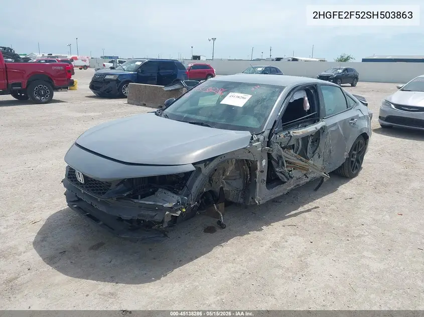 2HGFE2F52SH503863 2025 Honda Civic Sport