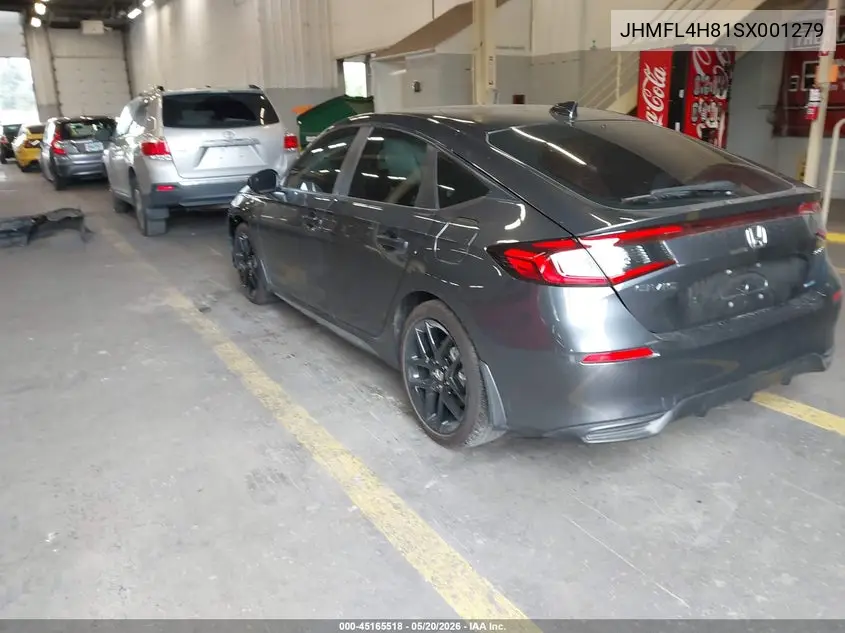 JHMFL4H81SX001279 2025 Honda Civic Hybrid Sport