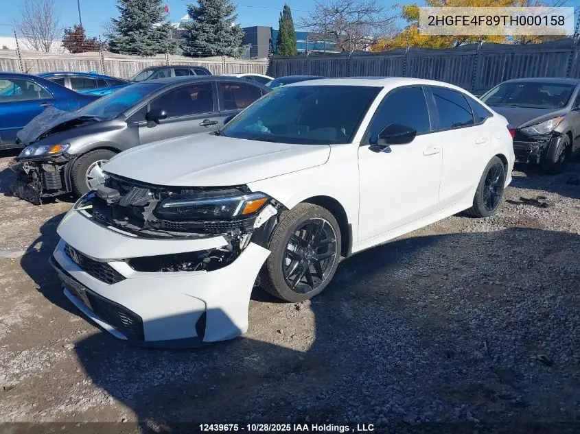 2HGFE4F89TH000158 2026 Honda Civic Hybrid Sport/Sport Touring