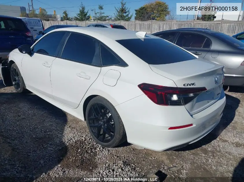 2HGFE4F89TH000158 2026 Honda Civic Hybrid Sport/Sport Touring