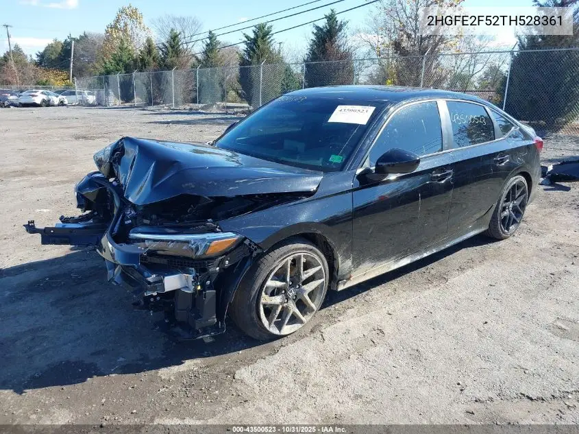 2HGFE2F52TH528361 2026 Honda Civic Sport