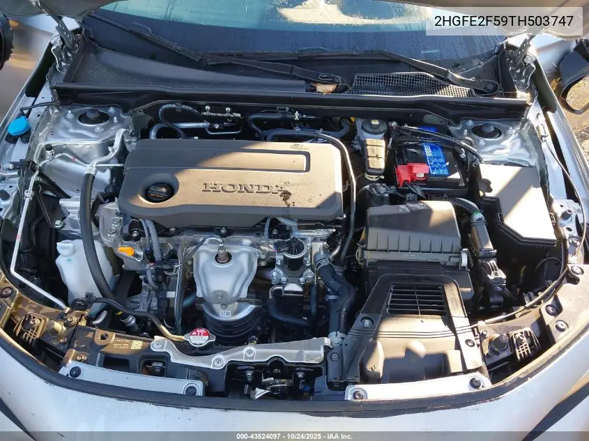 2HGFE2F59TH503747 2026 Honda Civic Sport
