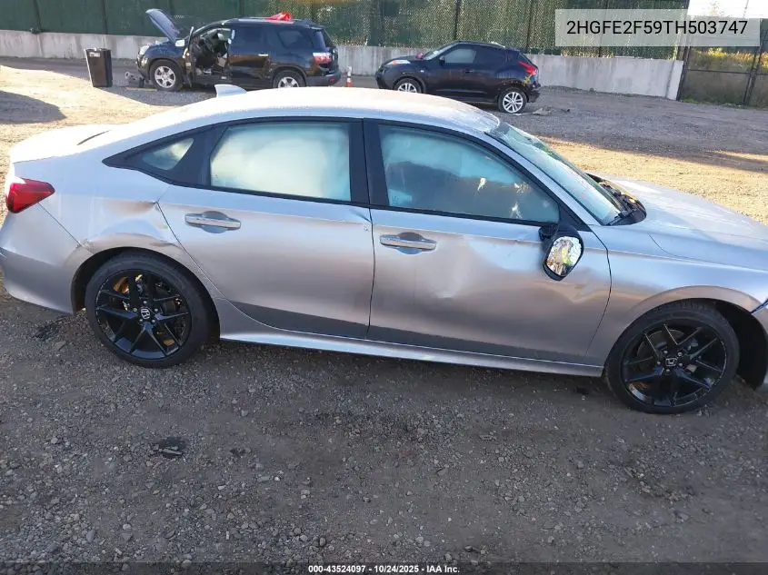 2HGFE2F59TH503747 2026 Honda Civic Sport