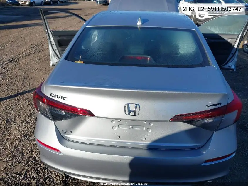 2HGFE2F59TH503747 2026 Honda Civic Sport