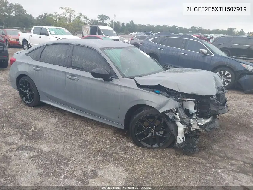 2HGFE2F5XTH507919 2026 Honda Civic Sport