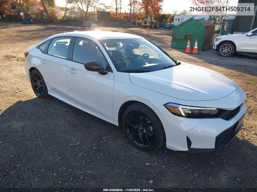 2HGFE2F54TH509214 2026 Honda Civic Sport