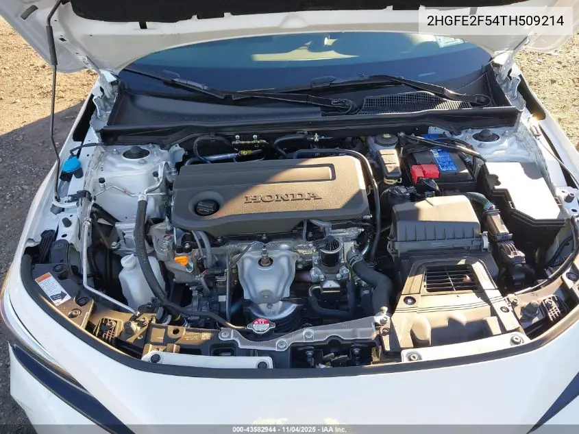 2HGFE2F54TH509214 2026 Honda Civic Sport