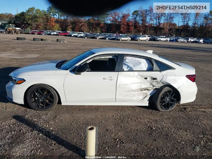 2HGFE2F54TH509214 2026 Honda Civic Sport