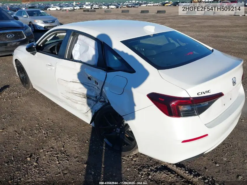 2HGFE2F54TH509214 2026 Honda Civic Sport
