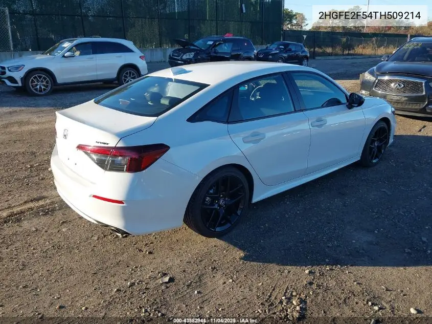 2HGFE2F54TH509214 2026 Honda Civic Sport