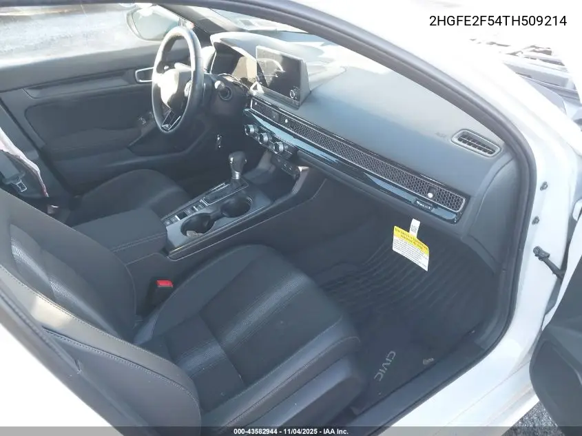 2HGFE2F54TH509214 2026 Honda Civic Sport