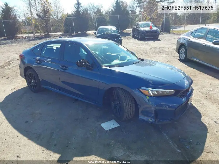 2HGFE2F55TH517676 2026 Honda Civic Sport