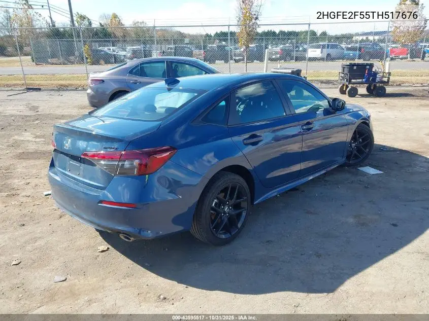 2HGFE2F55TH517676 2026 Honda Civic Sport