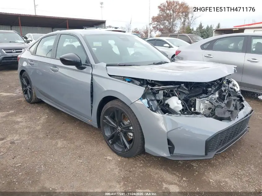2HGFE1E51TH471176 2026 Honda Civic Si Sedan