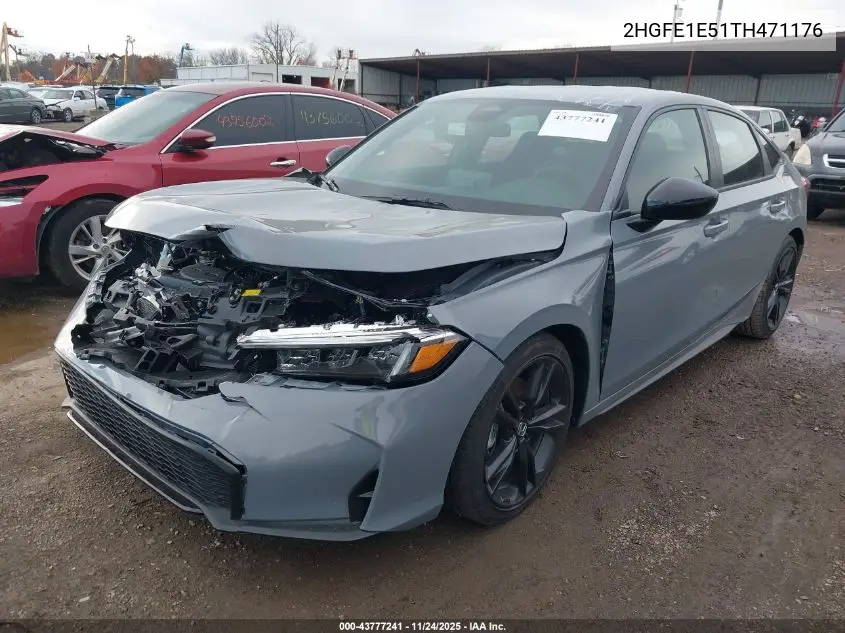 2HGFE1E51TH471176 2026 Honda Civic Si Sedan