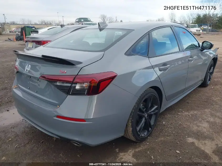 2HGFE1E51TH471176 2026 Honda Civic Si Sedan