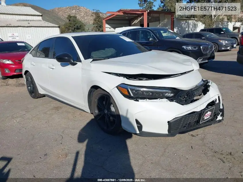 2HGFE1E57TH471523 2026 Honda Civic Si Sedan