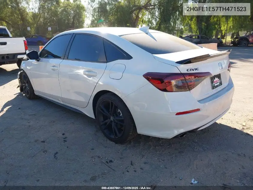 2HGFE1E57TH471523 2026 Honda Civic Si Sedan