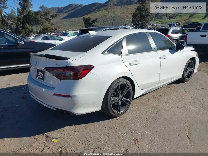 2HGFE1E57TH471523 2026 Honda Civic Si Sedan