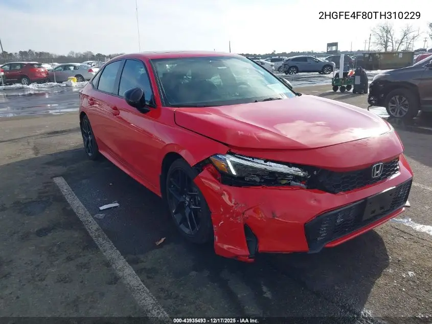 2HGFE4F80TH310229 2026 Honda Civic Hybrid Sport/Sport Touring