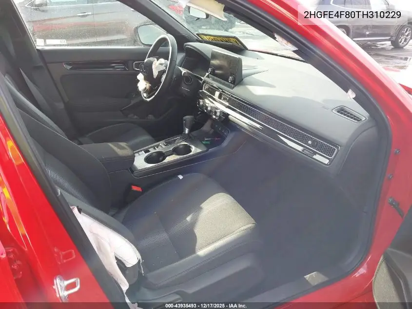 2HGFE4F80TH310229 2026 Honda Civic Hybrid Sport/Sport Touring