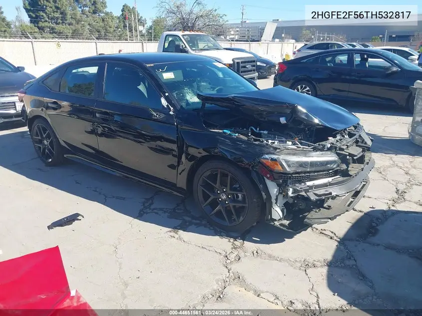2HGFE2F56TH532817 2026 Honda Civic Sport