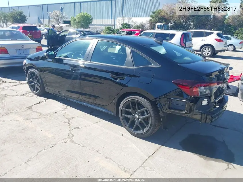 2HGFE2F56TH532817 2026 Honda Civic Sport