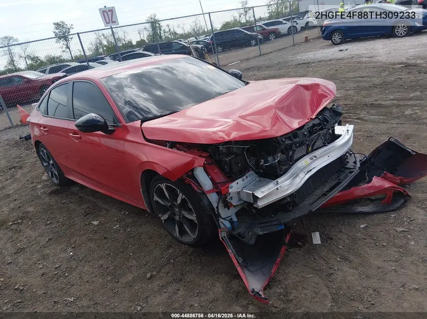 2HGFE4F88TH309233 2026 Honda Civic Hybrid Sport/Sport Touring