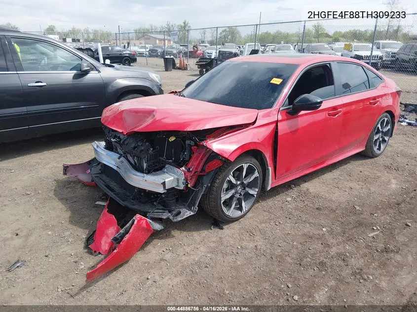 2HGFE4F88TH309233 2026 Honda Civic Hybrid Sport/Sport Touring