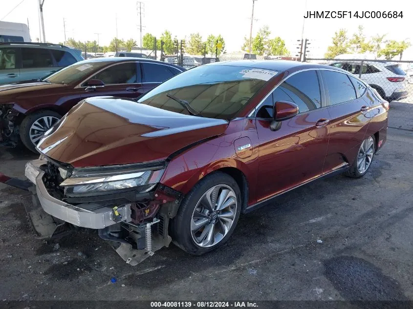 JHMZC5F14JC006684 2018 Honda Clarity Plug-In Hybrid