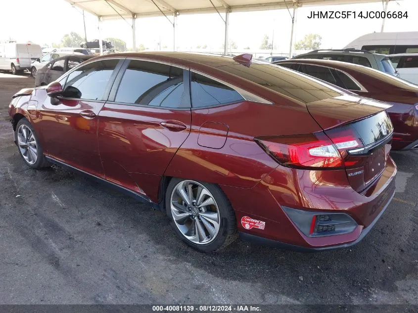 JHMZC5F14JC006684 2018 Honda Clarity Plug-In Hybrid