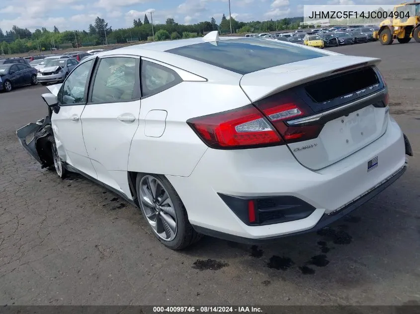 JHMZC5F14JC004904 2018 Honda Clarity Plug-In Hybrid