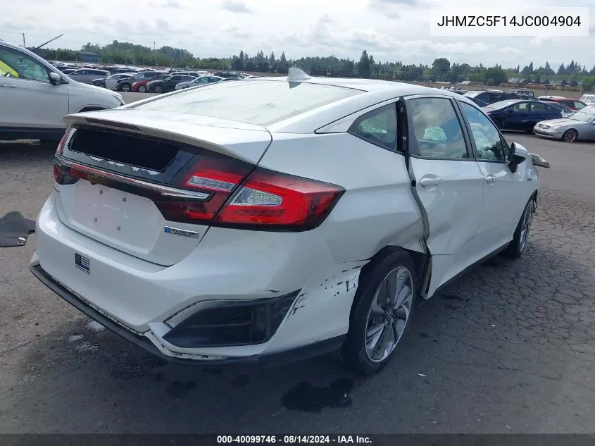 JHMZC5F14JC004904 2018 Honda Clarity Plug-In Hybrid