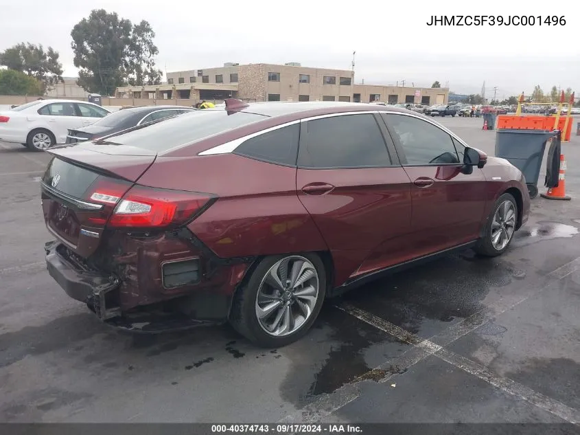 JHMZC5F39JC001496 2018 Honda Clarity Plug-In Hybrid Touring