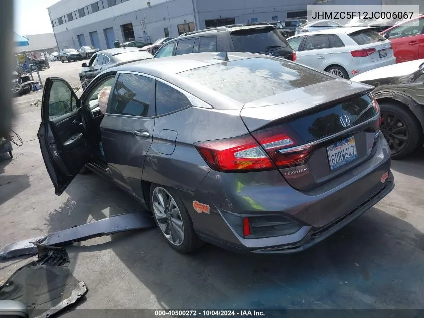 JHMZC5F12JC006067 2018 Honda Clarity Plug-In Hybrid