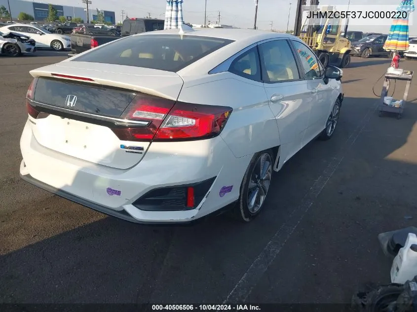 JHMZC5F37JC000220 2018 Honda Clarity Plug-In Hybrid Touring