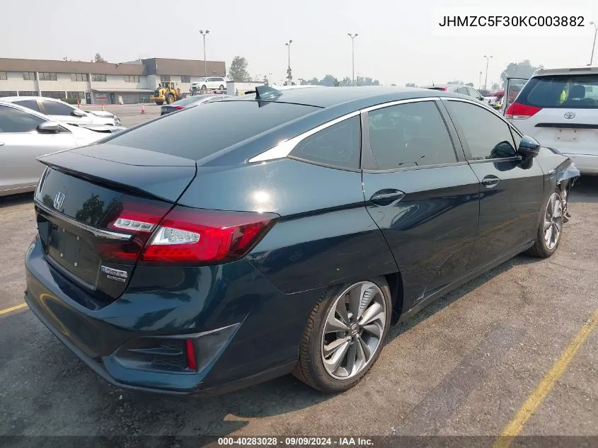 JHMZC5F30KC003882 2019 Honda Clarity Plug-In Hybrid Touring