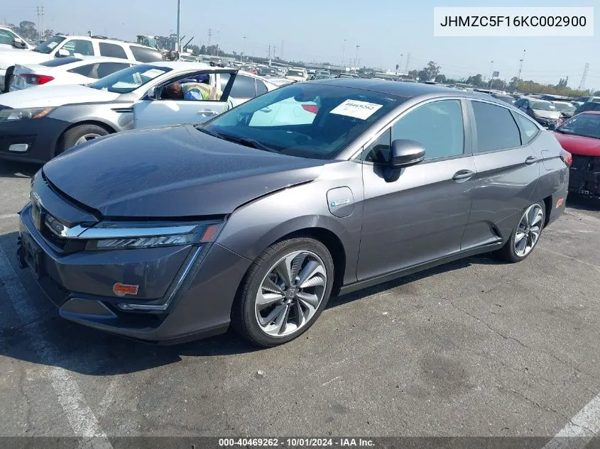 JHMZC5F16KC002900 2019 Honda Clarity Plug-In Hybrid