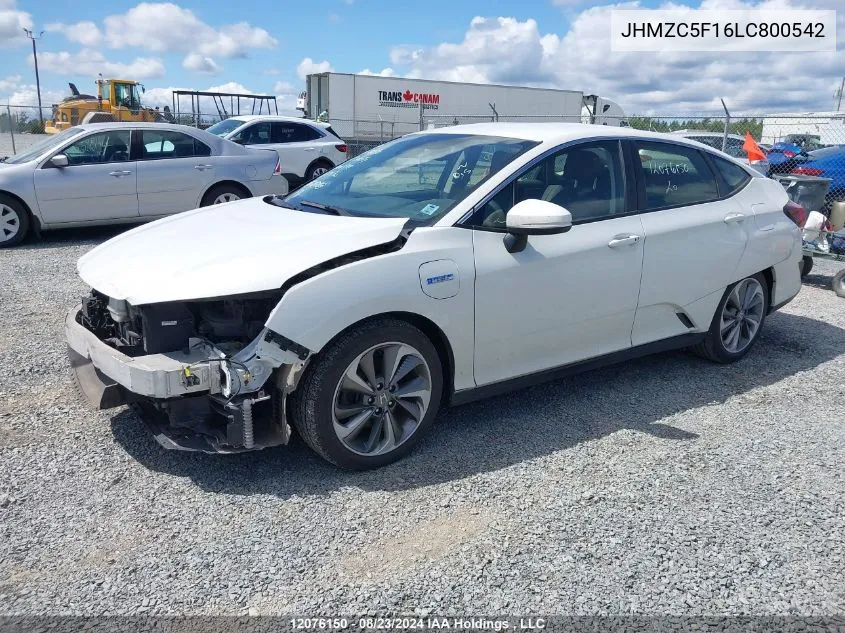 JHMZC5F16LC800542 2020 Honda Clarity