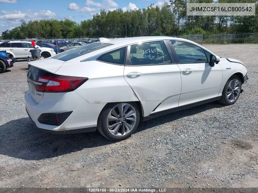 JHMZC5F16LC800542 2020 Honda Clarity