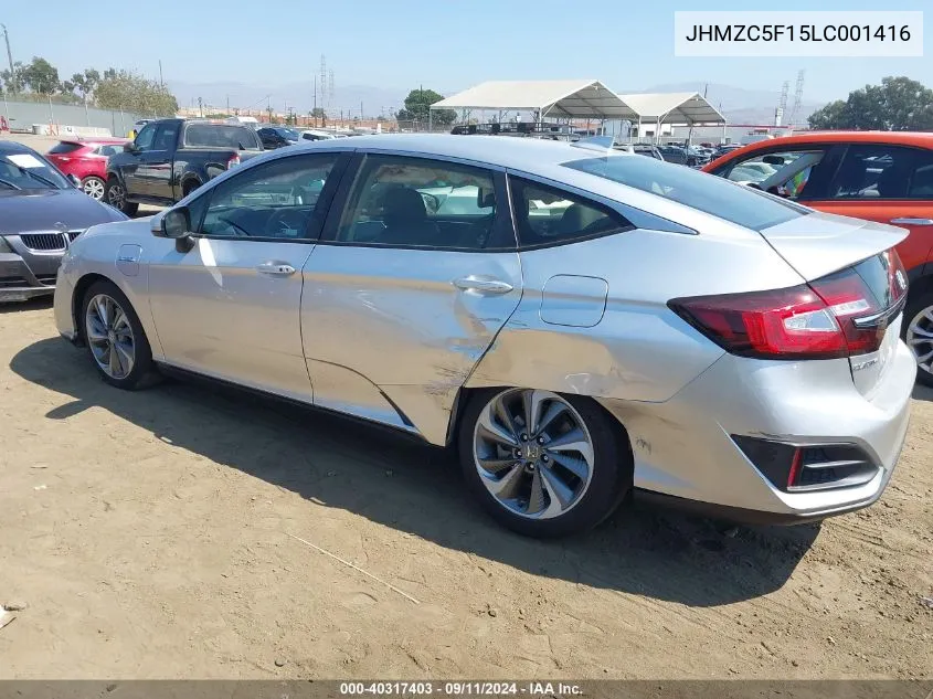 JHMZC5F15LC001416 2020 Honda Clarity