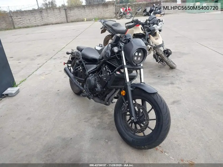 MLHPC5650M5400720 2021 Honda Cmx500 A