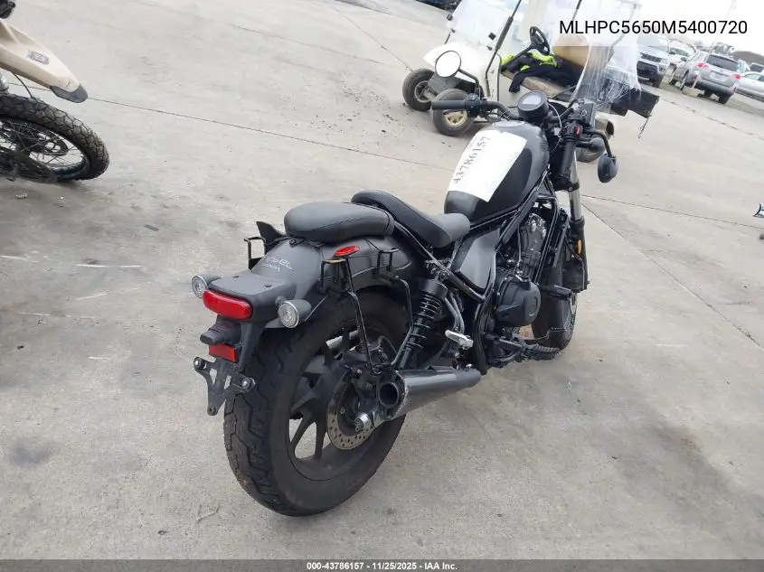 MLHPC5650M5400720 2021 Honda Cmx500 A