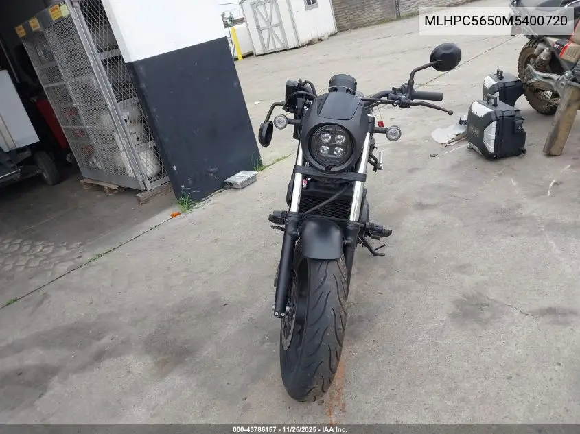 MLHPC5650M5400720 2021 Honda Cmx500 A