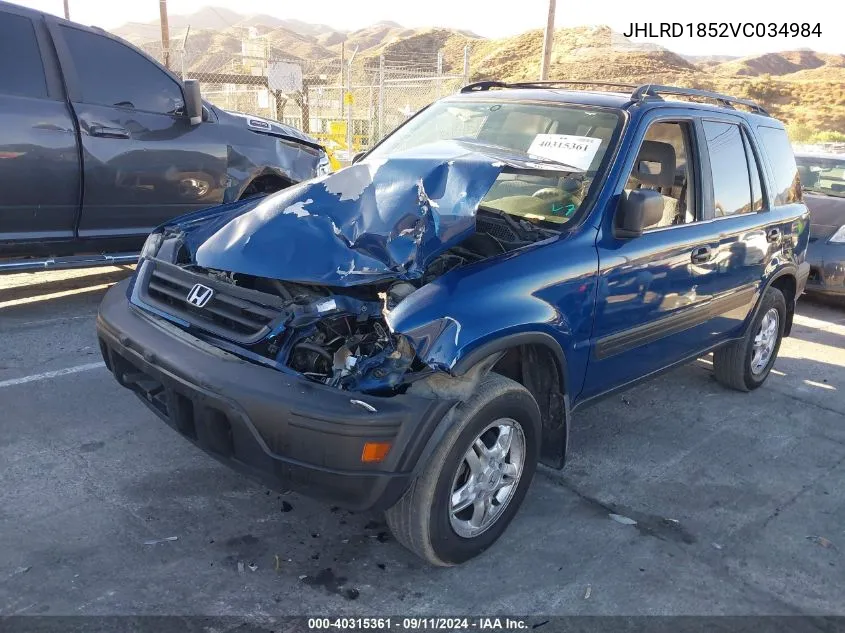 JHLRD1852VC034984 1997 Honda Cr-V Lx